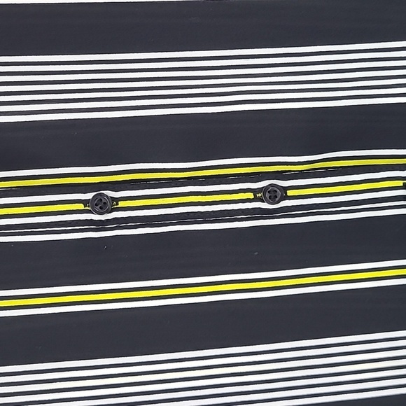 WORTHINGTON Women's Black White Yellow Sleeveless Hi-Low Tunic Top - Size Small - Picture 4 of 13